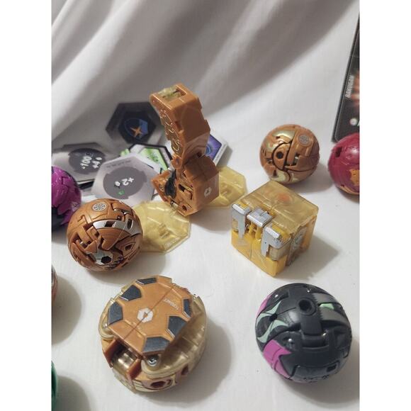 Bakugan Lot 25+ Pieces Battle Brawlers Cards Game Parts - Picture 8 of 16